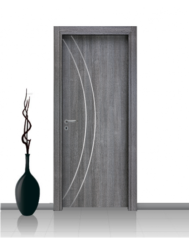 Porta in laminato linea ATHENA 02 Con Inserto Curvo