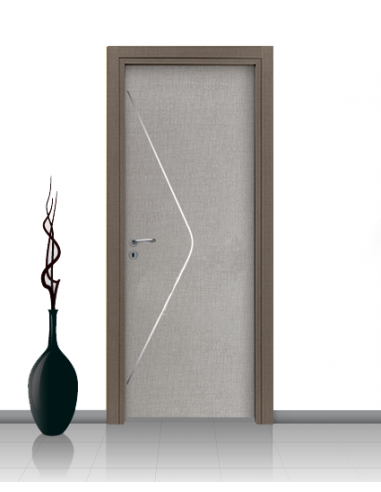 Porta in laminato linea Athena 11 Con Inserto Curvo