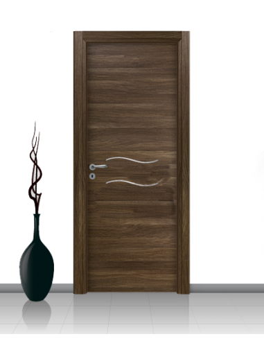 Porta in laminato linea Athena 26 Con Inserto Curvo