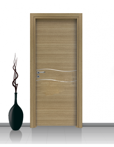 Porta in laminato linea Athena 20 Con Inserto Curvo