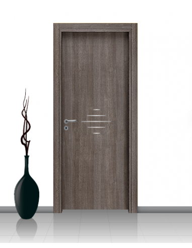 Porta in laminato mod. DAFNE 10 Con Inserto Stondato