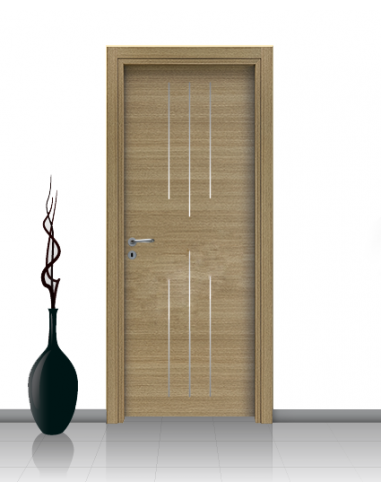 Porta in laminato mod. DAFNE 11 Con Inserto Stondato