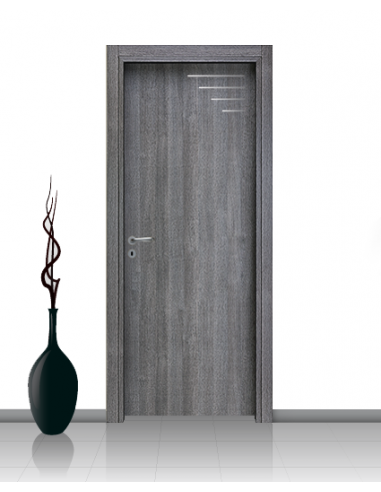 Porta in laminato mod. DAFNE 12 Con Inserto Stondato