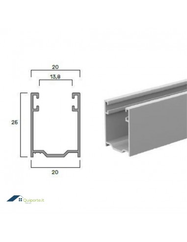 Guida in Alluminio A25