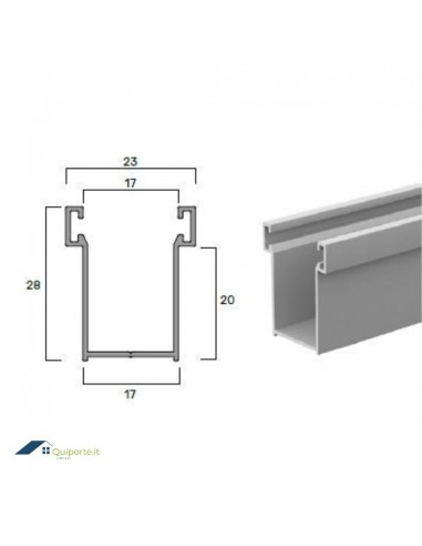 Guida in Alluminio A28